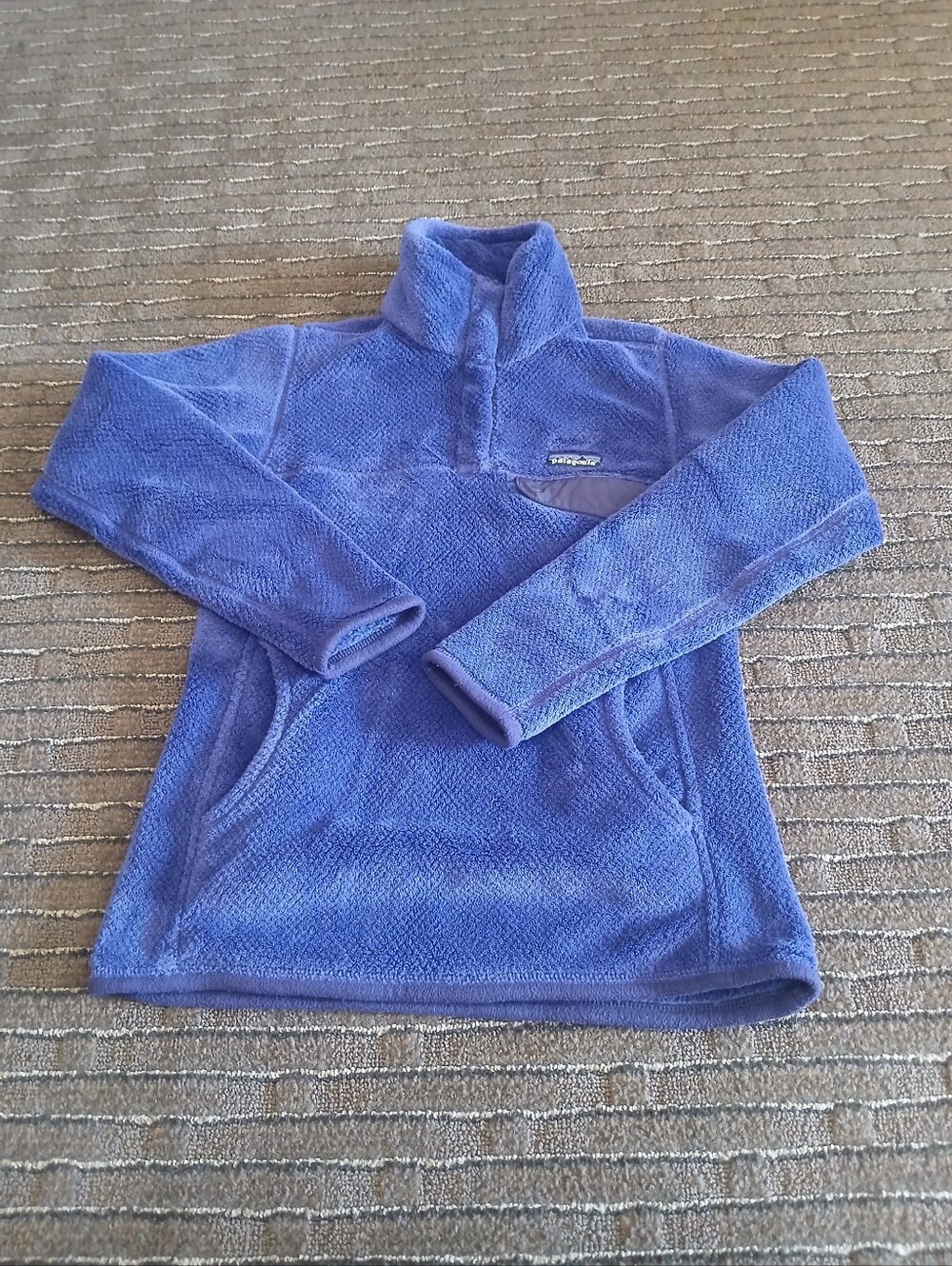 Patagonia Polartec Thermal Pro Snap-T Purple Pullover Fleece Women's Size XS